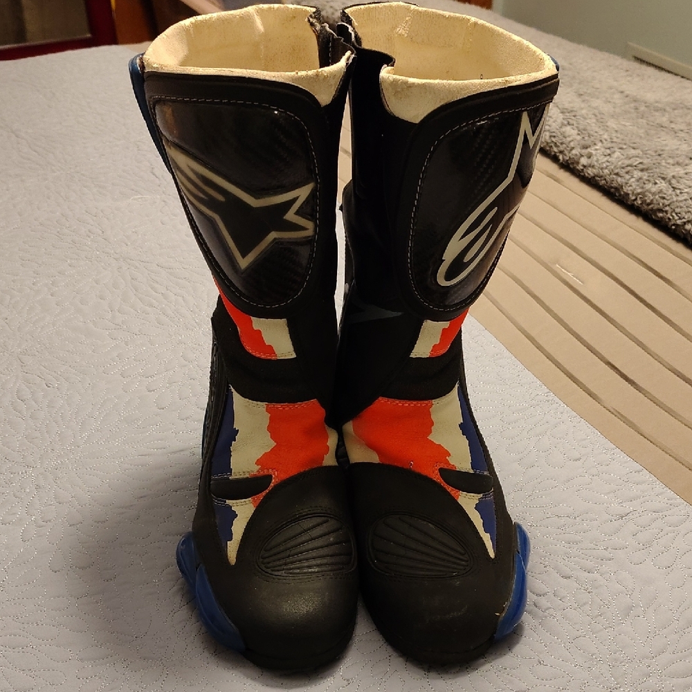 Alpinestars GP Series Black and Blue Racing Boots